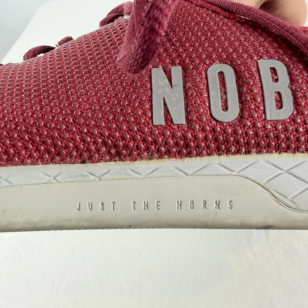 NOBULL Sky Trainer CrossFit‎ Sneaker Athletic Shoes in Maroon Size 6.5W or 5M